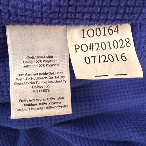 Vineyard Vines Men’s Martha’s Vineyard Performance Puffer Vest Size Large Red - Picture 8 of 8